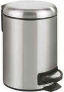Wenko Leman 3 l pedálos szemetes, rozsdamentesacél, 3 l