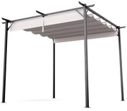 Blumfeldt Pantheon Robust, pergola, 3 x 3 m, időjárásálló porszórt acél, időjárásálló