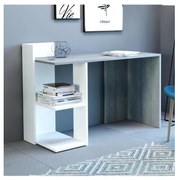 Íróasztal MARLO beton szürke/fehér