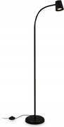 Briloner állólámpa 127,5 cm, állítható fejjel, fekete, GU10, 9W
