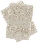 Bézs frottír pamut törölköző szett 2 db-os 30x30 cm Anti-Bacterial – Catherine Lansfield