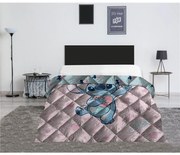 Disney Lilo és Stitch, A csillagkutya Heart steppelt ágytakaró, paplan 240x220cm