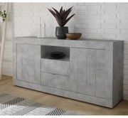 URBINO Beton Komód 2 ajtós 2 fiókos 184cm