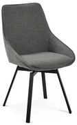 Sötétszürke étkezőszék Jenna – Kave Home