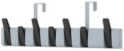 Fali fogas PIANO HANGER 45,5x11 cm, szürke-fekete