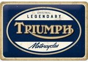 Fém tábla Triumph - Legendary Motorcycles