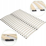 Ágyrács 200x140 cm 36 rugós léc 2x200x70 matrac alá