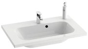 Mosdó Ravak Chrome 80x49 cm fehér színben fényes felülettel középső nyílással XJG01180000