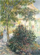 Reprodukció Camille Monet in the Garden at Argenteuil (1847–1879), Claude Monet