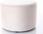 Doti A bársony puff világos bézs