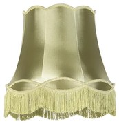 Selyem lámpabúra zöld 45 cm - Granny
