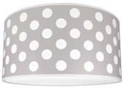 Gyerek mennyezeti lámpa DOTS GREY 2xE27/60W/230V szürke