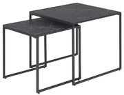 ALMA dohányzóasztal szett 2 db antracit