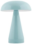 Világoskék LED dimmelhető asztali lámpa fém búrával (magasság 20,5 cm) Rachel – Leitmotiv