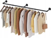 Ruhaakasztó Rúd Falra Szerelhető Szilárd 180CM