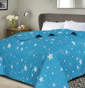 NIGHT SKY DIAMOND türkiz ágytakaró Méret: 220 x 240 cm