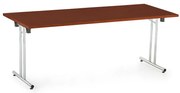 Impress összecsukható asztal 180 x 80 cm, sötét dió