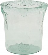 Üveg váza átlátszó öko 24x28cm