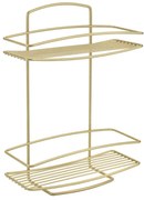 Aranyszínű acél fürdőszobai polc Onda – Metaltex