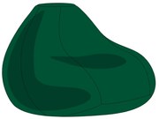 Zöld Kültéri XXL Babzsákfotel Huzat