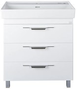 TMP TRIO 100 álló fürdőszobabútor - CeraStyle SHARP - 37500 mosdóval - 100 x 48 cm