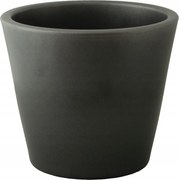 Virágtartó Sofia kerámia fekete matt átm. 21cm