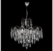 Kristály csillár láncon 6xE27/60W/230V