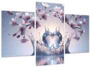 Kép - Gyémánt szív (90x60 cm)