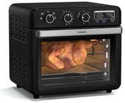 Klarstein Air Glaze forrólevegős sütő, 2000 W, 34 liter, panorámaablak, tartozékkészlettel együtt