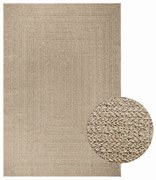 ZIZUR bézs juta hatású beltéri és kültéri szőnyeg 200 x 290 cm