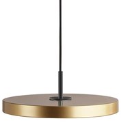 Aranyszínű LED függőlámpa fém búrával ø 31 cm Asteria Mini – UMAGE