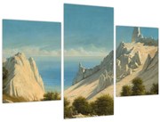 Kép - Georg Emil Libert, View of Sommerspiret, the Cliffs of Møn, reprodukciók (90x60 cm)