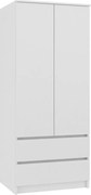 SS-90 gardróbszekrény, fehér
