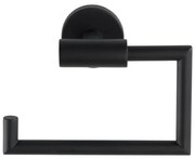 WENKO 24240100-WC-papír tartó BOSIO BLACK 15x10,5 cm rozsdamentes acél/ezüst