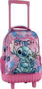 Disney Lilo és Stitch, A csillagkutya Doll prémium gurulós iskolatáska, táska 44 cm