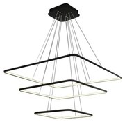 LED Csillár zsinóron NIX LED/117W/230V fekete