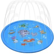 Kerti locsolócsőhöz csatlakoztatható spriccelő párna gyerekeknek