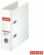 Iratrendező, 75 mm, A5, PP, ESSELTE Standard, Vivida fehér (E468600)