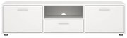 Fehér TV-állvány 147x38 cm Media – Tvilum