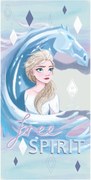 Disney Jégvarázs Ice Horse fürdőlepedő, strand törölköző 70x137 cm (Fast Dry)