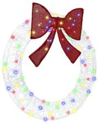 Koszorú 80 LED-del Sokszínű 90 cm Akril