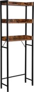 Wc feletti tárolóállvány, mosógép polc 63 x 165 x 25 cm