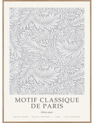 Keretezett poszter 50x70 cm Motif Classique – Malerifabrikken