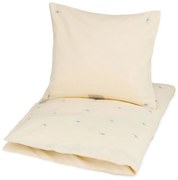 Világossárga bio pamut gyerek ágyneműhuzat babaágyhoz 70x100 cm Sea Garden – Cam Cam Copenhagen