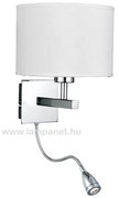 Searchlight Wall Lights 3550CC falilámpa LED-es olvasófejjel, 60W+1W LED