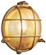 Nordlux - Kültéri fali lámpatest POLPERRO 1xE27/12,5W/230V IP64 sárgaréz