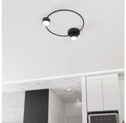 Mennyezeti lámpa LUCIO 2xGX53/12W/230V fekete