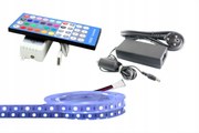 Led szalag szett 300 Smd Rgbw 5050 távirányító 7m