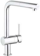Grohe Minta mosogató csaptelep kihúzható zuhannyal króm 32168000 G32168000