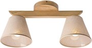 Mennyezeti csillár ANTONIO 2xE14/40W/230V tölgy